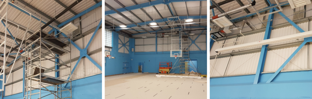 Large Scale Hall AV Solution for School Sports Hall