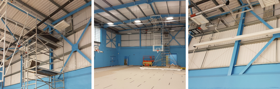 Large Scale Audio/Projection Solution being installed into a School Hall